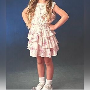 Love Shack Fancy Floral Ruffle Dress for Girls